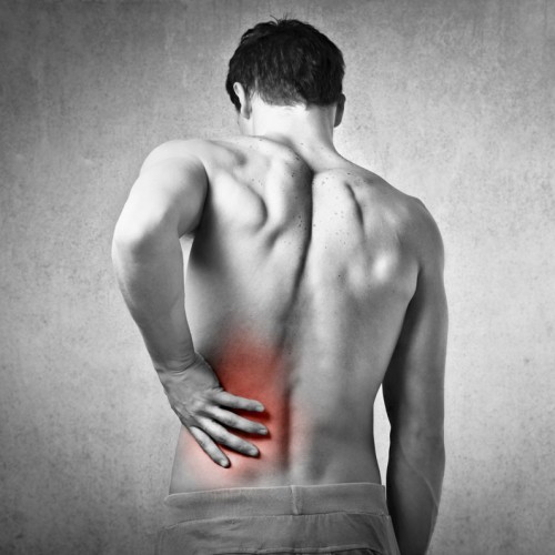 Man with back pain